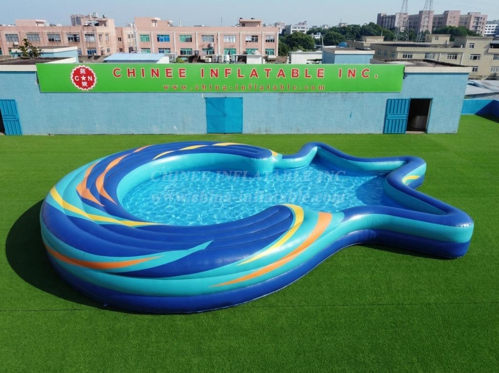 Pool4-051 Irregular Shaped Inflatable Pool