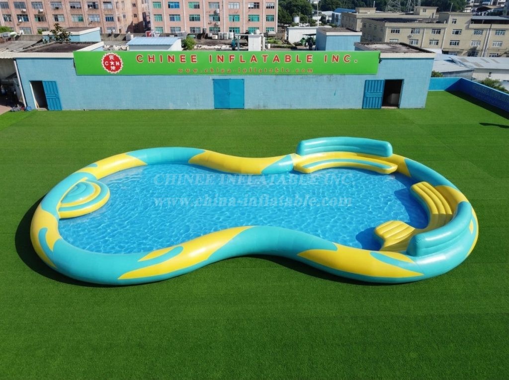 Pool4-132 Streamlined Inflatable Pool