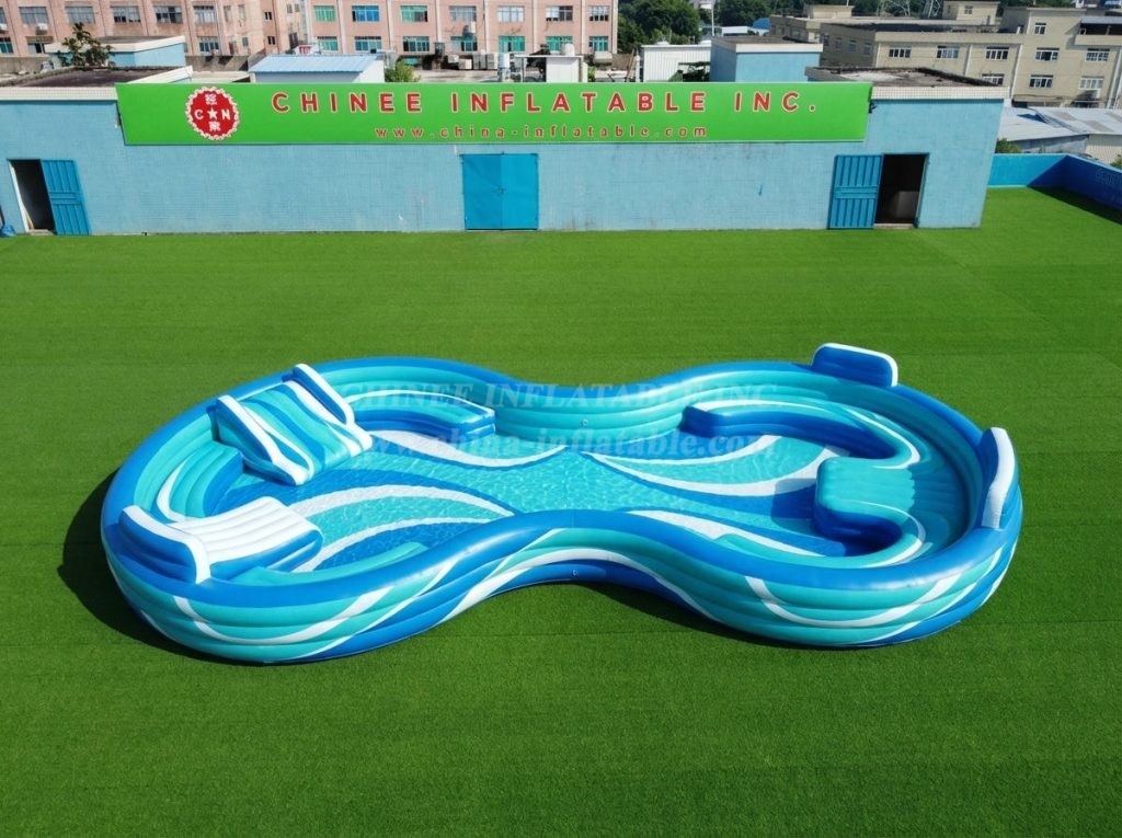 Pool4-142 Streamlined Inflatable Pool