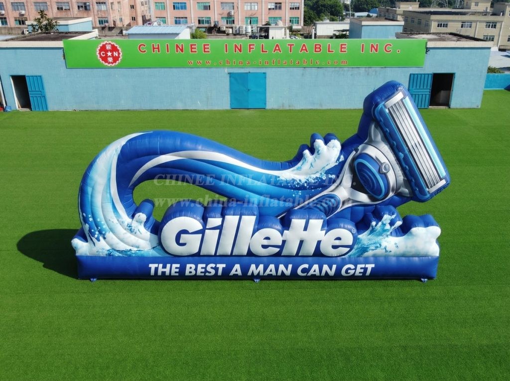 S4-2036 Gillette Inflatable Advertising Sign