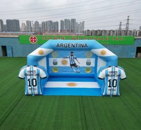 T11-7017 Argentina National Team Theme Inflatable Football Shoot Out Game