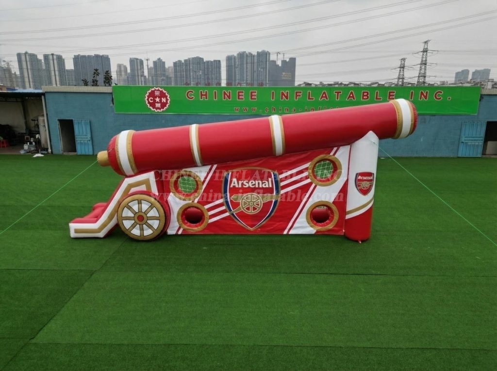 T11-7029 Arsenal Theme Inflatable Football Shoot Out Game
