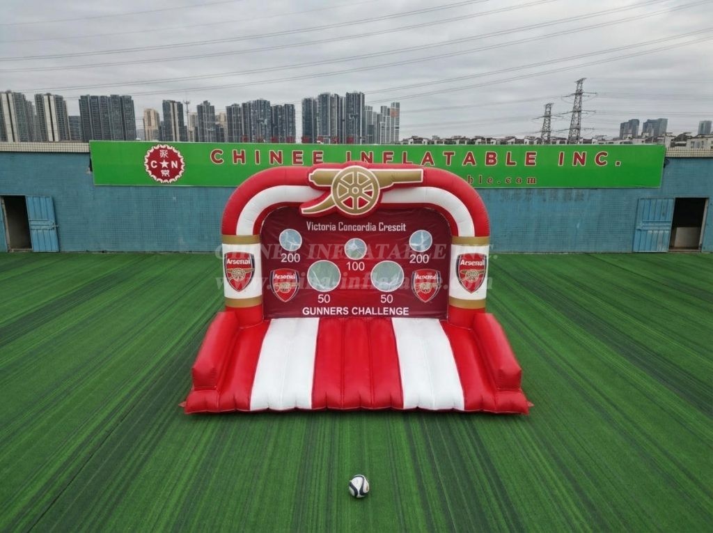 T11-7034 Arsenal Theme Inflatable Football Shoot Out Game