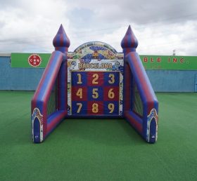 T11-7046 Barcelona Theme Inflatable Football Shoot Out Game