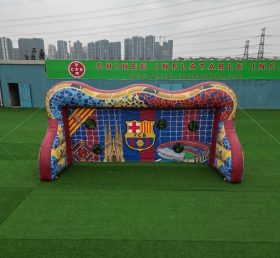 T11-7047 Barcelona Theme Inflatable Football Shoot Out Game