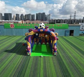 T11-7051 Barcelona Theme Inflatable Football Shoot Out Game