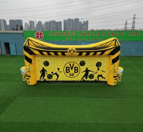 T11-7076 Borussia Dortmund Theme Inflatable Football Shoot Out Game