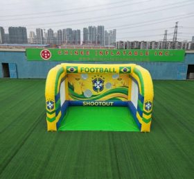 T11-7083 Brazil National Team Theme Inflatable Football Shoot Out Game