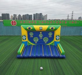 T11-7097 Brazil National Team Theme Inflatable Football Shoot Out Game