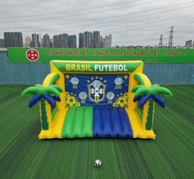T11-7098 Brazil National Team Theme Inflatable Football Shoot Out Game