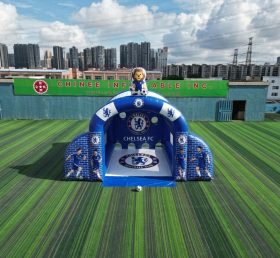 T11-7104 Chelsea Theme Inflatable Football Shoot Out Game