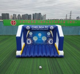 T11-7106 Chelsea Theme Inflatable Football Shoot Out Game