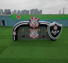 T11-7112 Corinthians Theme Inflatable Football Shoot Out Game