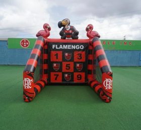 T11-7132 Flamengo Theme Inflatable Football Shoot Out Game