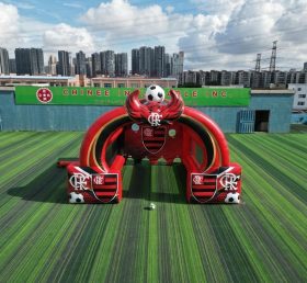 T11-7136 Flamengo Theme Inflatable Football Shoot Out Game
