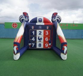 T11-7142 France National Team Theme Inflatable Football Shoot Out Game