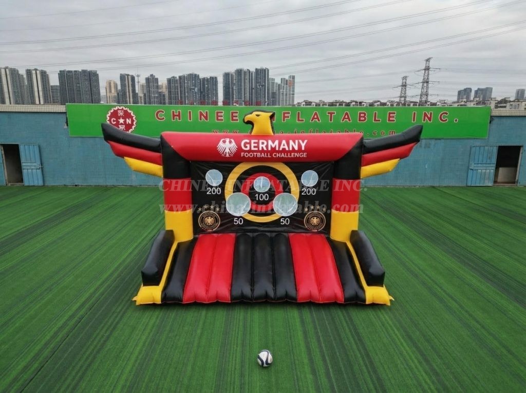 T11-7163 Germany National Team Theme Inflatable Football Shoot Out Game