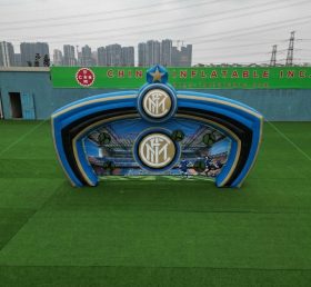 T11-7165 Inter Milan Theme Inflatable Football Shoot Out Game