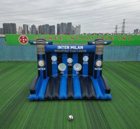 T11-7167 Inter Milan Theme Inflatable Football Shoot Out Game
