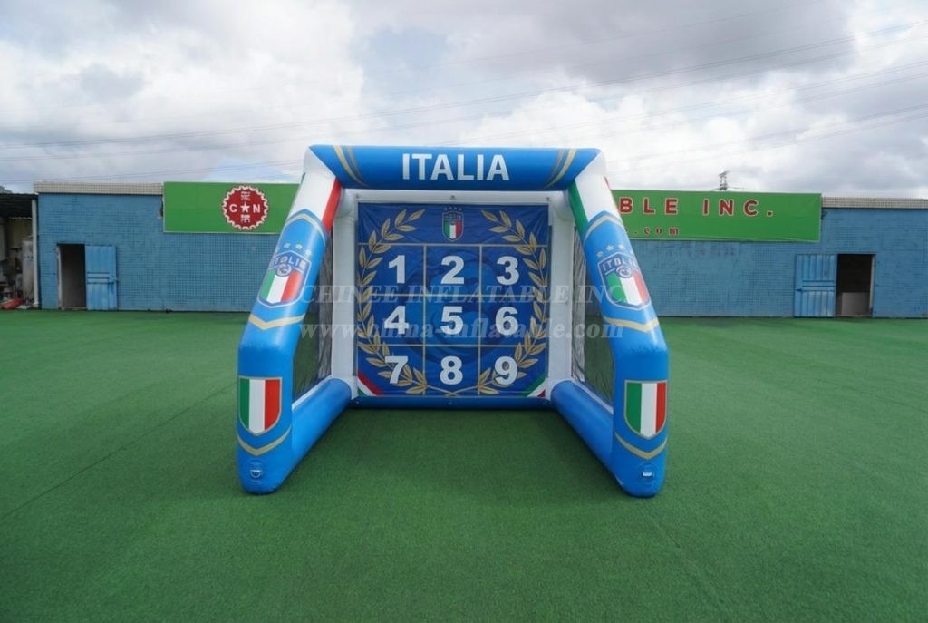 T11-7168 Italy National Team Theme Inflatable Football Shoot Out Game