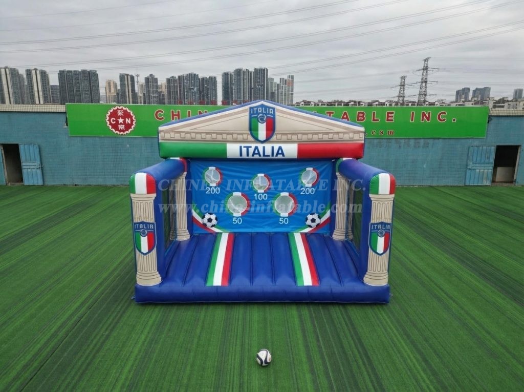 T11-7171 Italy National Team Theme Inflatable Football Shoot Out Game