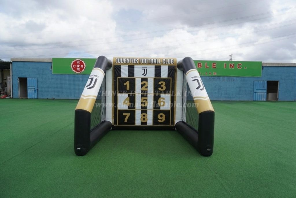 T11-7175 Juventus Theme Inflatable Football Shoot Out Game