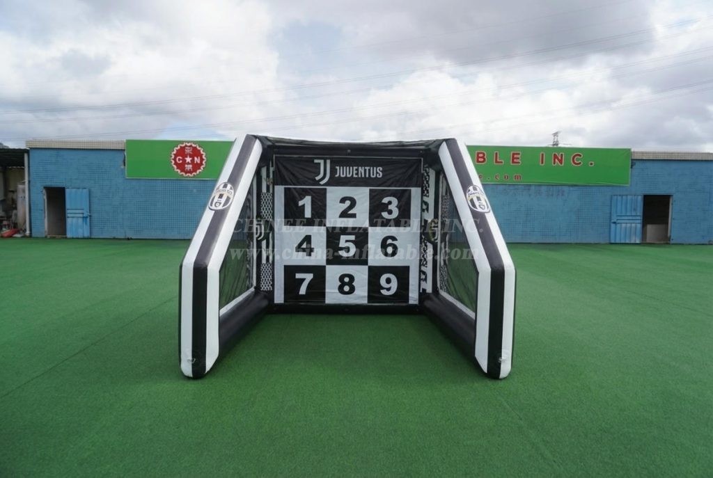 T11-7176 Juventus Theme Inflatable Football Shoot Out Game