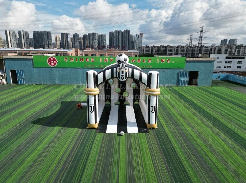 T11-7182 Juventus Theme Inflatable Football Shoot Out Game