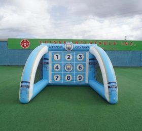 T11-7194 Manchester City Theme Inflatable Football Shoot Out Game