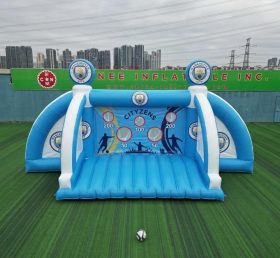 T11-7199 Manchester City Theme Inflatable Football Shoot Out Game