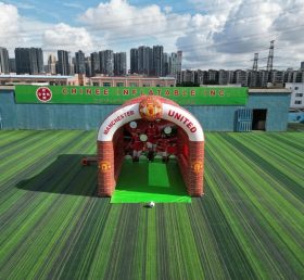 T11-7202 Manchester United Theme Inflatable Football Shoot Out Game