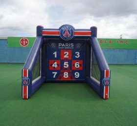 T11-7216 Paris Saint-Germain Theme Inflatable Football Shoot Out Game