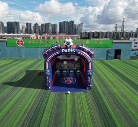 T11-7220 Paris Saint-Germain Theme Inflatable Football Shoot Out Game