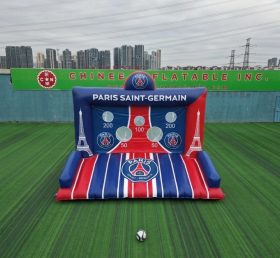 T11-7221 Paris Saint-Germain Theme Inflatable Football Shoot Out Game