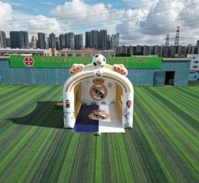 T11-7240 Real Madrid Theme Inflatable Football Shoot Out Game