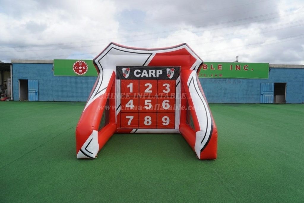 T11-7246 River Plate Theme Inflatable Football Shoot Out Game