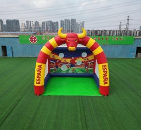 T11-7265 Spain National Team Theme Inflatable Football Shoot Out Game