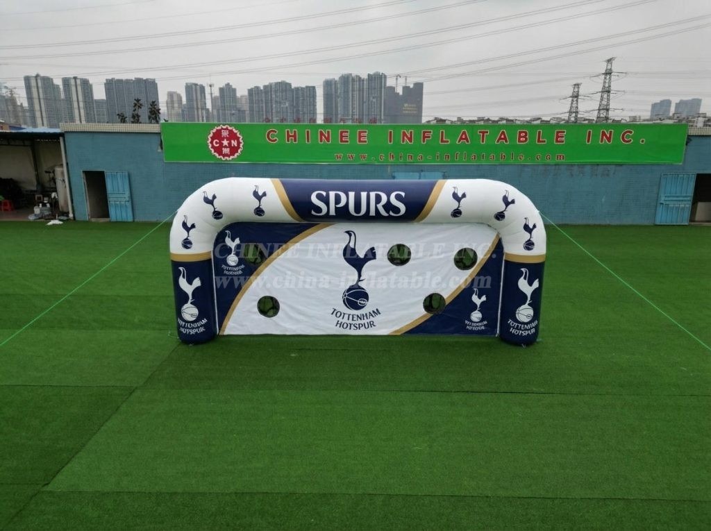 T11-7274 Tottenham Hotspur Theme Inflatable Football Shoot Out Game