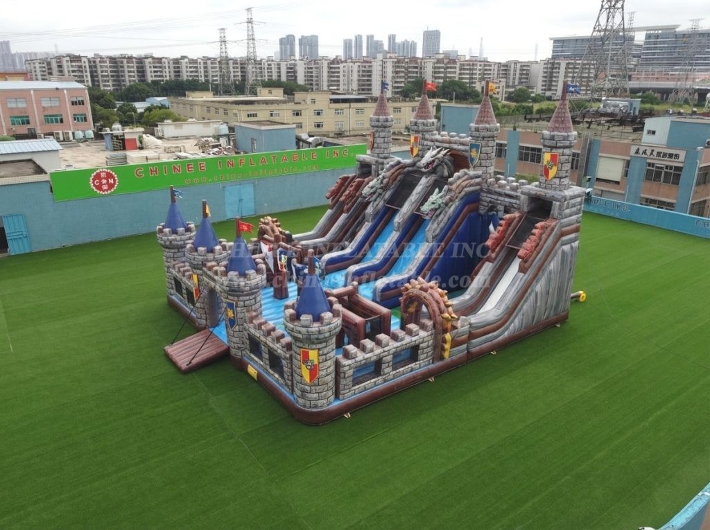 T6-6822 Castle Kingdom Theme Inflatable Playground