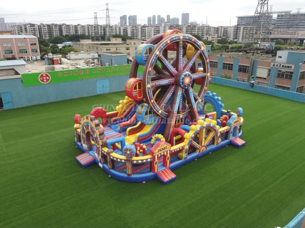 T6-6833 Ferris Wheel Theme Inflatable Playground