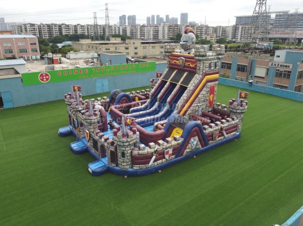 T6-6850 Knight Theme Inflatable Playground