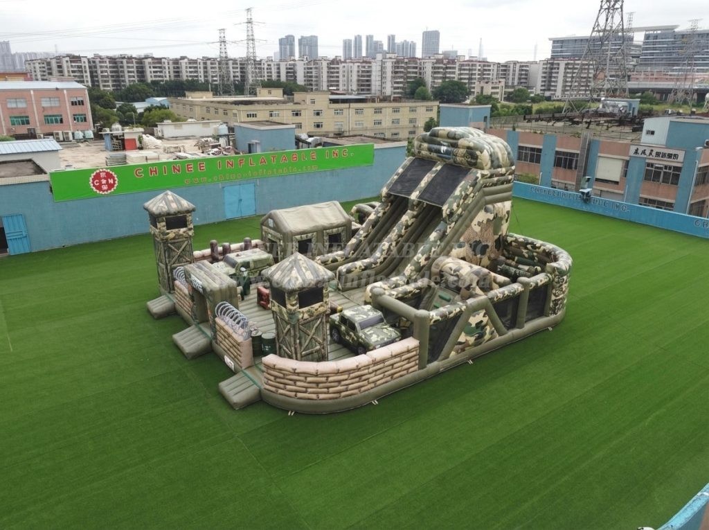 T6-6852 Military Style Theme Inflatable Playground