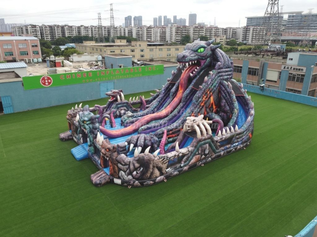 T6-6853 Monster Theme Inflatable Playground