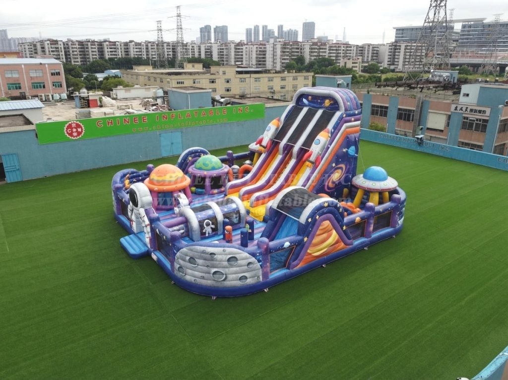 T6-6871 Space Theme Inflatable Playground