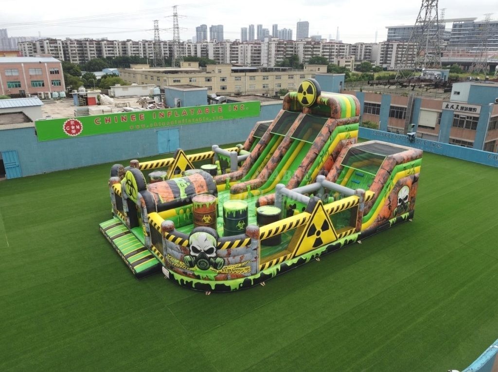 T6-6874 Toxic Theme Inflatable Playground