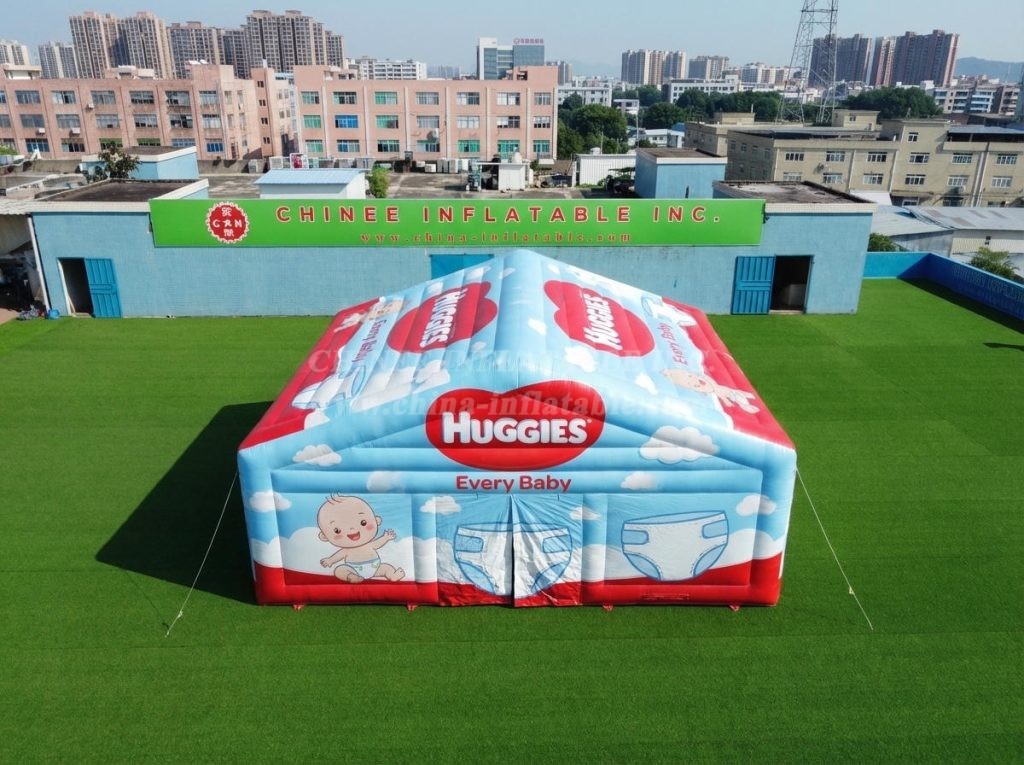 Tent1-7169 Huggies Advertising Inflatable Cube Tent