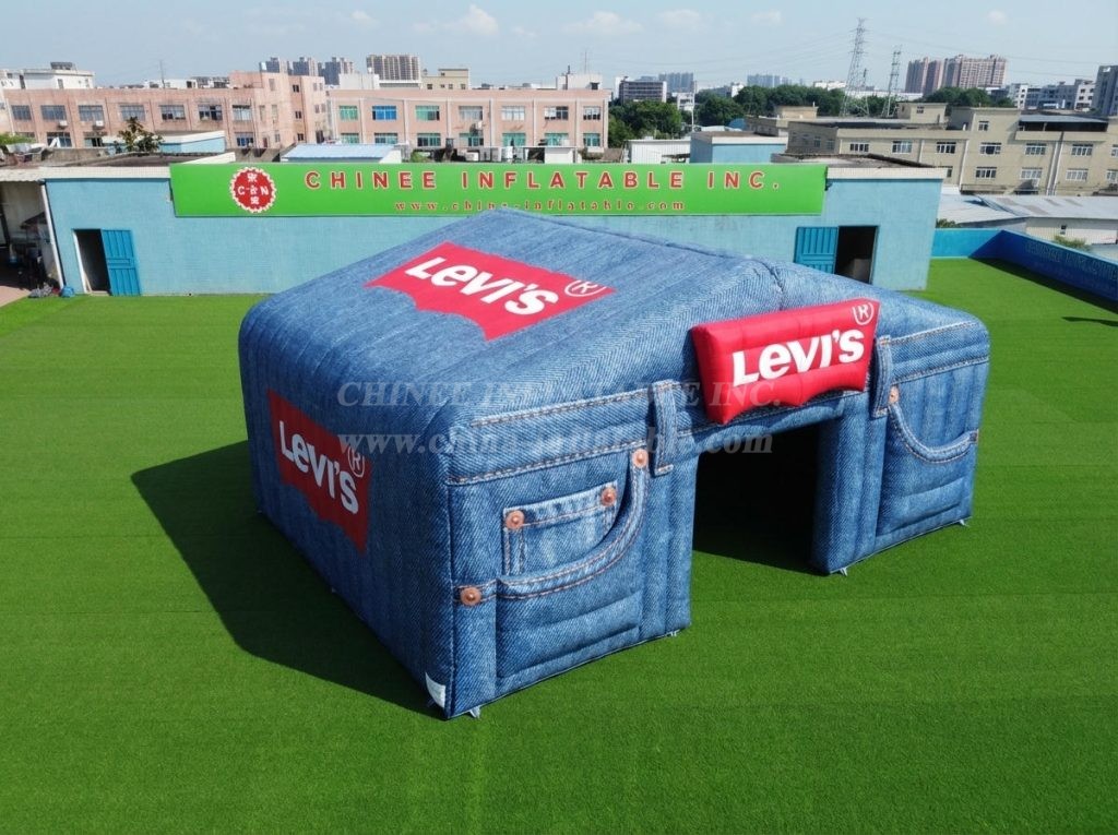 Tent1-7179 Levi’s Advertising Inflatable Cube Tent