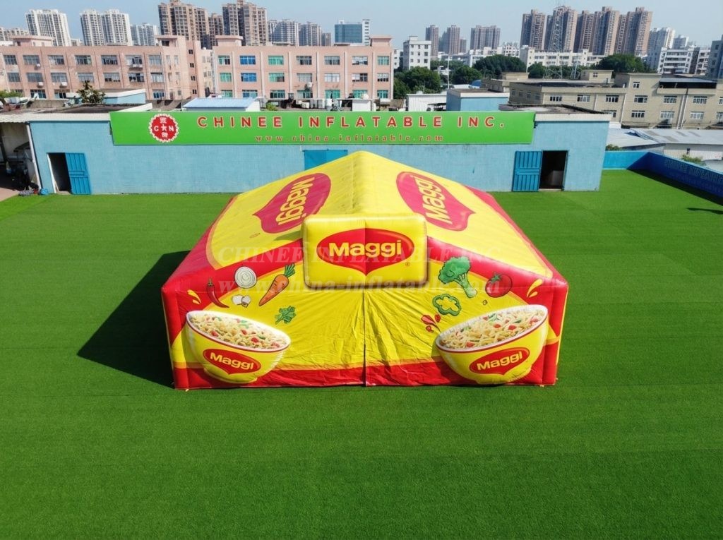 Tent1-7181 Maggi Advertising Inflatable Cube Tent