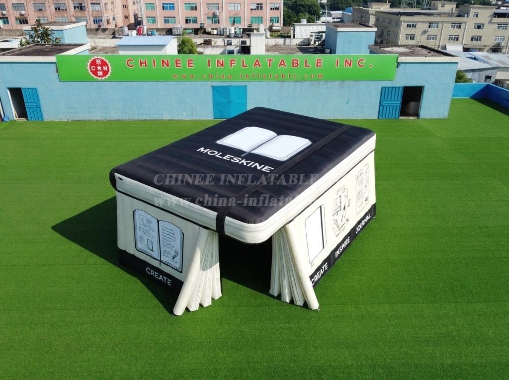 Tent1-7185 Moleskine Advertising Inflatable Cube Tent