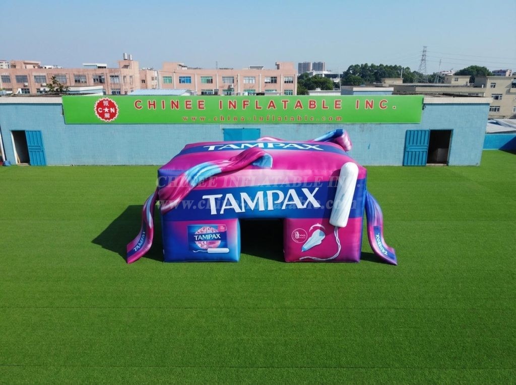 Tent1-7195 Tampax Advertising Inflatable Cube Tent